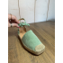 Green espadrilles